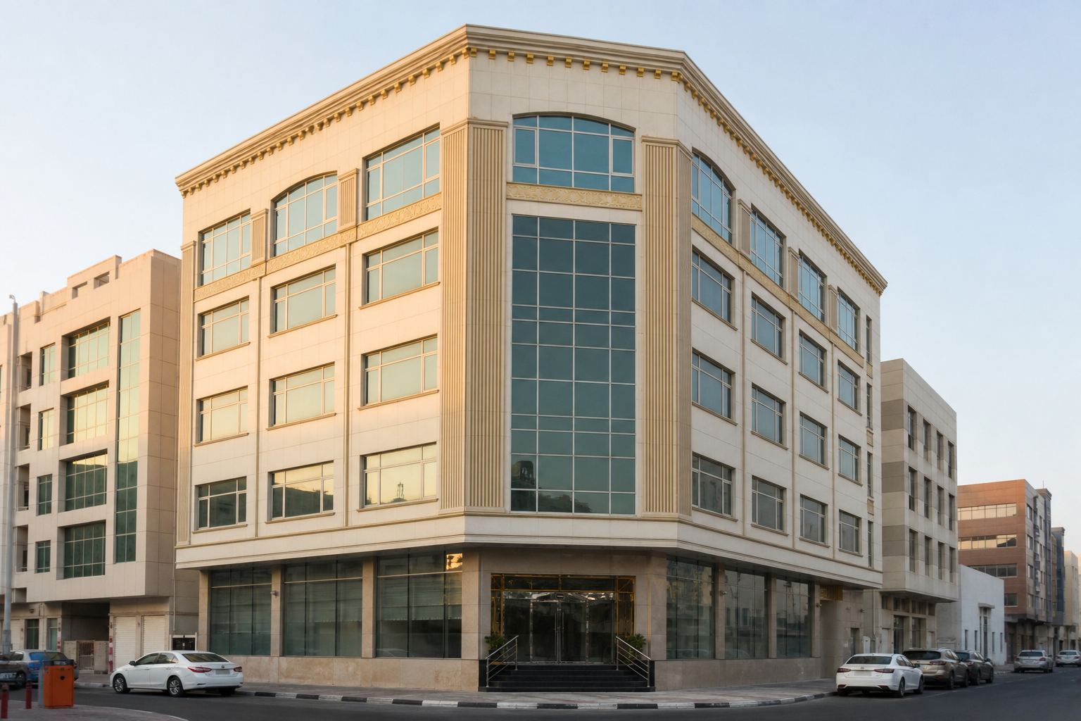 Deira commercial building typical of the Al Khaleej Building street, where CA Audit Dubai has practised since 2024.